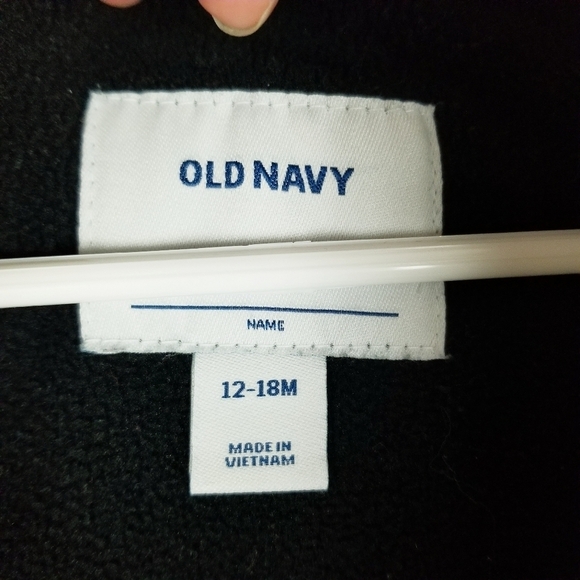 Old Navy Green Fleece-Lined Puffer Vest 12-18 Months - Picture 3 of 6